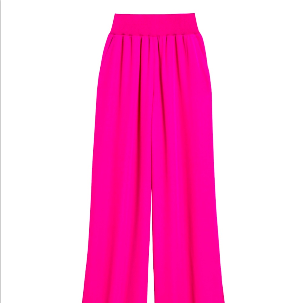 Banana Republic High Rise Wide Leg Pull On Pants